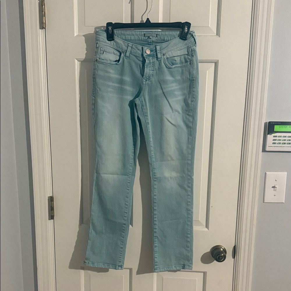 Dear John Women's Sky Blue Straight Leg Jeans